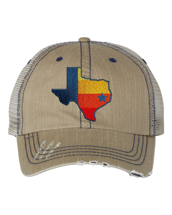 Texas Retro Sunset Cap