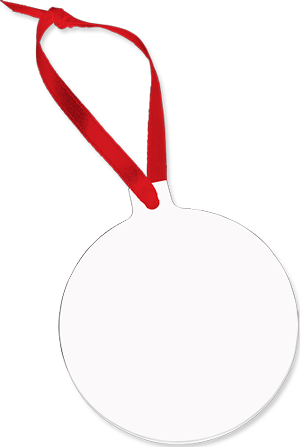 Round Aluminum Ornament