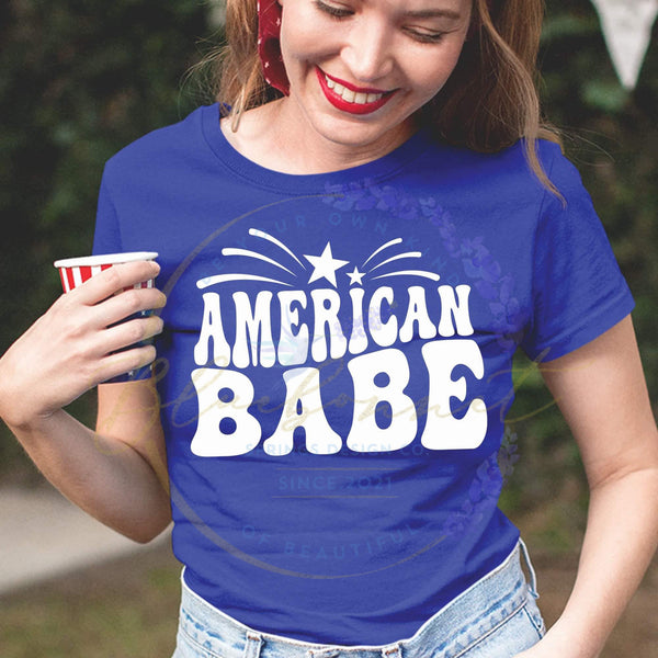 Distressed American Babe