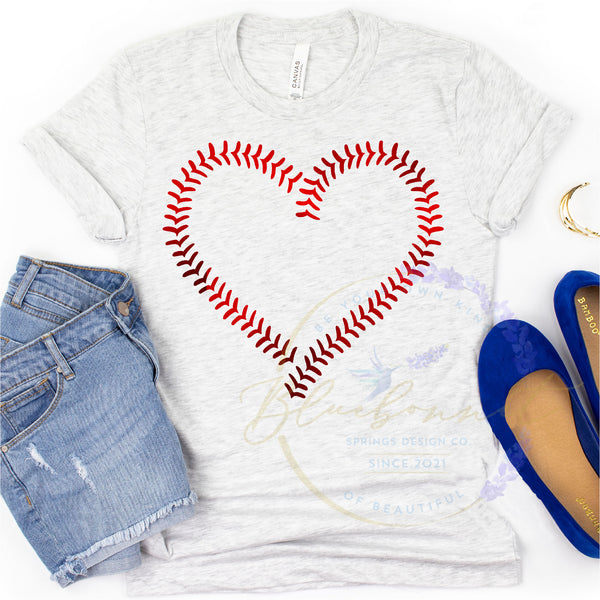 Baseball Stitch Heart