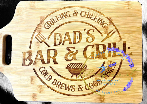 Dad's Bar & Grill Cutting Board
