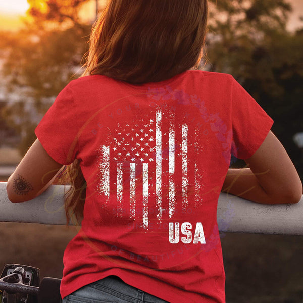 USA Distressed Flag