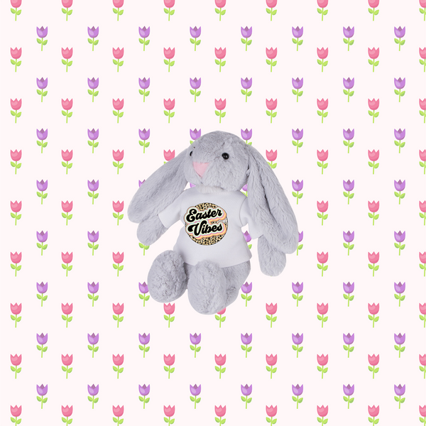 Plush Stuffed Bunny with Shirt